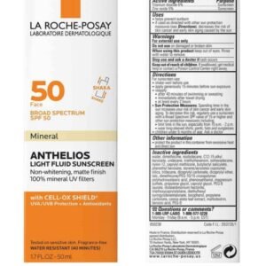 La Roche-Posay ANTHELIOS MINERAL ZINC OXIDE SUNSCREEN SPF 50