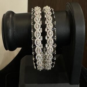 New Arrival Goldplated bangles in zircon