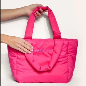 Huda Beauty Power Pink Tote Bag