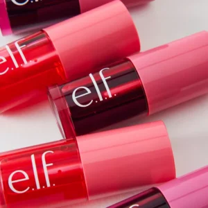 ELF Sheer For It Blush Tint A buildable, multi-use red blush tint with a hydrating, watery texture for a sheer, long-lasting stain